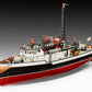 Foto completa de la maqueta del barco bombero del puerto de Nueva York The Firefighter en escala 1:87 de Revell referencia 05197