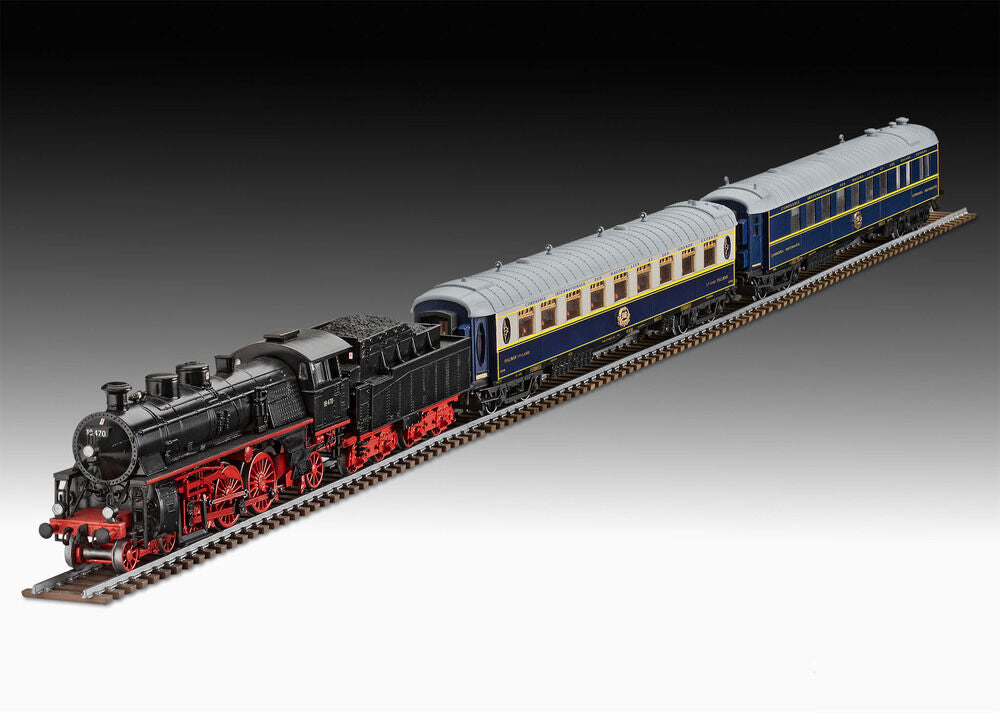 Foto de la maqueta del tren Orient Express en escala 1:87 de Revell referencia 02190