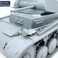 Detalle frontal de la maqueta del tanque alemán Panzer I Ausf C en escala 1:16 de Gecko Models referencia 16GM0008