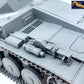 Detalle herramientas traseras de la maqueta del tanque alemán Panzer I Ausf C en escala 1:16 de Gecko Models referencia 16GM0008
