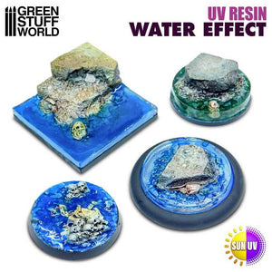 GREEN STUFF Resina Ultravioleta 100ml - Efecto Agua