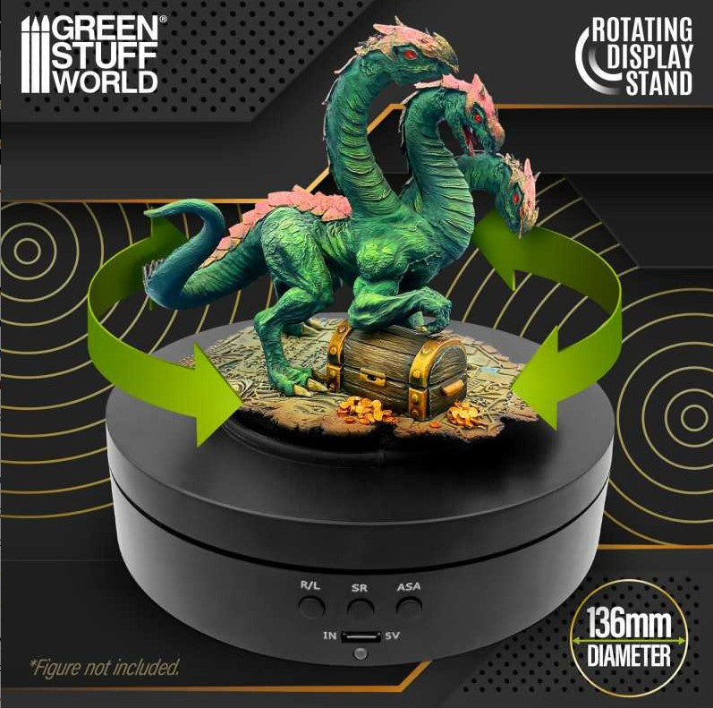 GREEN STUFF WORLD Base giratoria electrica 136mm