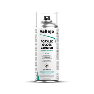 VALLEJO Barniz Spray Brillante 400ml