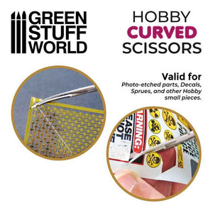 GREEN STUFF Modellierschere – gebogene Spitze