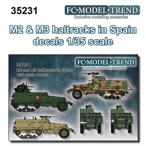 FC MODEL TREND (1/35) Calcas Semiorugas M2 y M3 en España