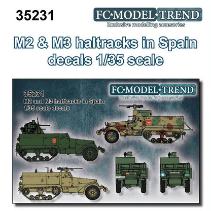 FC MODEL TREND (1/35) Calcas Semiorugas M2 y M3 en España