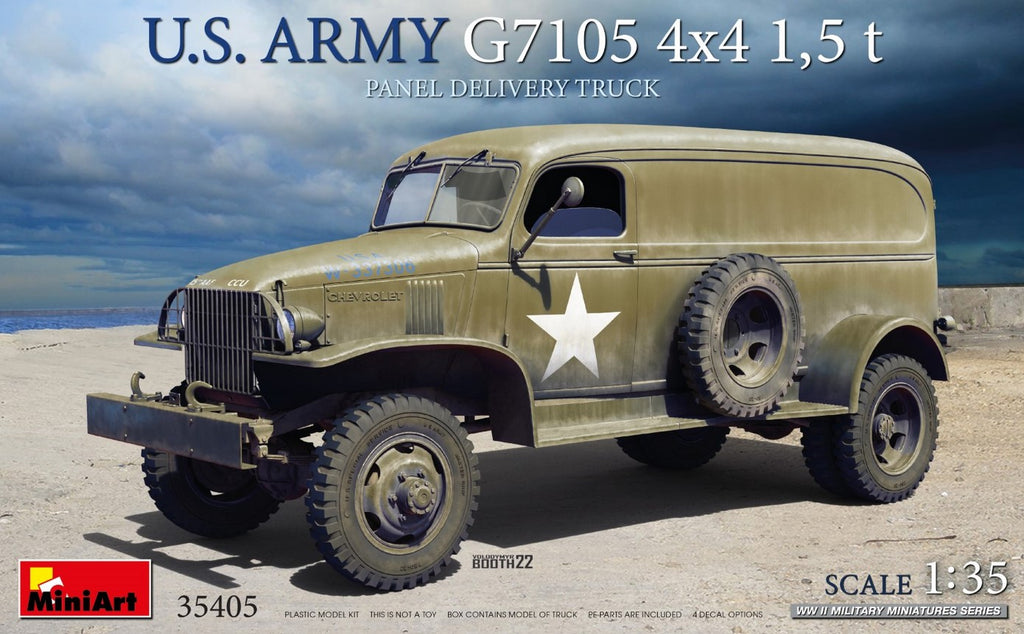 MINIART (1/35) U.S. Army G7105 4x4 1,5t Panel Delivery Truck