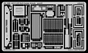 Hoja 2 del set de fotograbados para camión de 2,5 toneladas norteamericano en escala 1:35 de Eduard referencia 35466