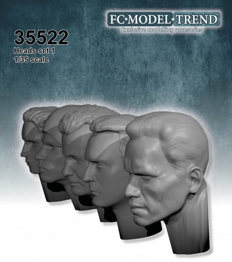 FC MODEL TREND (1/35) Set de cabezas 1