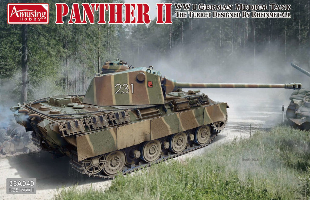 AMUSING HOBBY Panther II Rheinmetall Turret