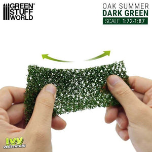 GREEN STUFF WORLD Hiedra Modelismo - Roble Verde Oscuro - Pequeño
