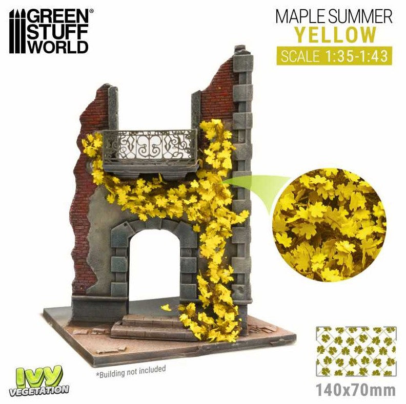 GREEN STUFF WORLD Hiedra Modelismo - Arce Amarillo - Grande