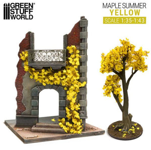 GREEN STUFF WORLD Hiedra Modelismo - Arce Amarillo - Grande