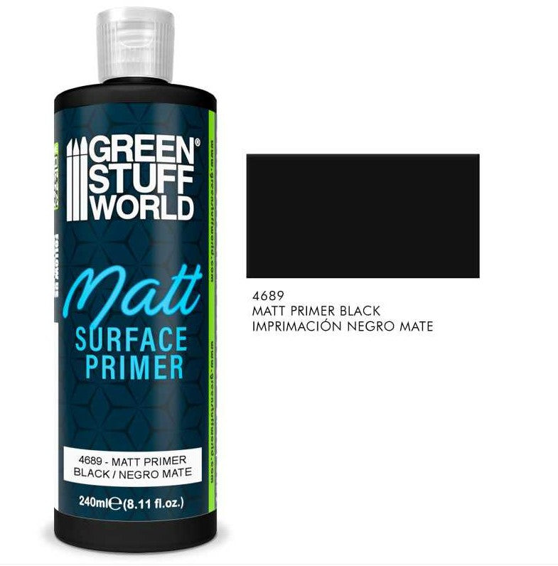 GREEN STUFF Imprimación Negro Mate 240ml