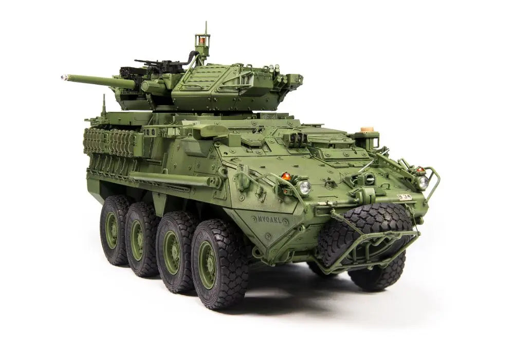 Foto de la maqueta del vehículo blindado M1296 Stryker en escala 1:35 de AFV Club referencia 35391