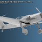 Vista con tren de aterrizaje extendido de la maqueta del caza alemán Fw-190 D9 en escala 1:48 de Miniart referencia 48040