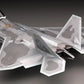 Foto trasera de la maqueta del F-22 Raptor en escala 1:48 de Hasegawa referencia 07245 o PT45