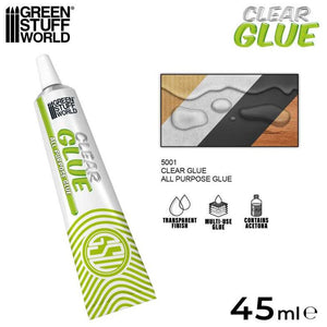 GREEN STUFF Silicona fria - Pegamento Clear Glue 45ml