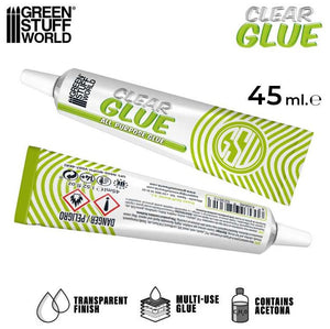 GREEN STUFF Silicona fria - Pegamento Clear Glue 45ml