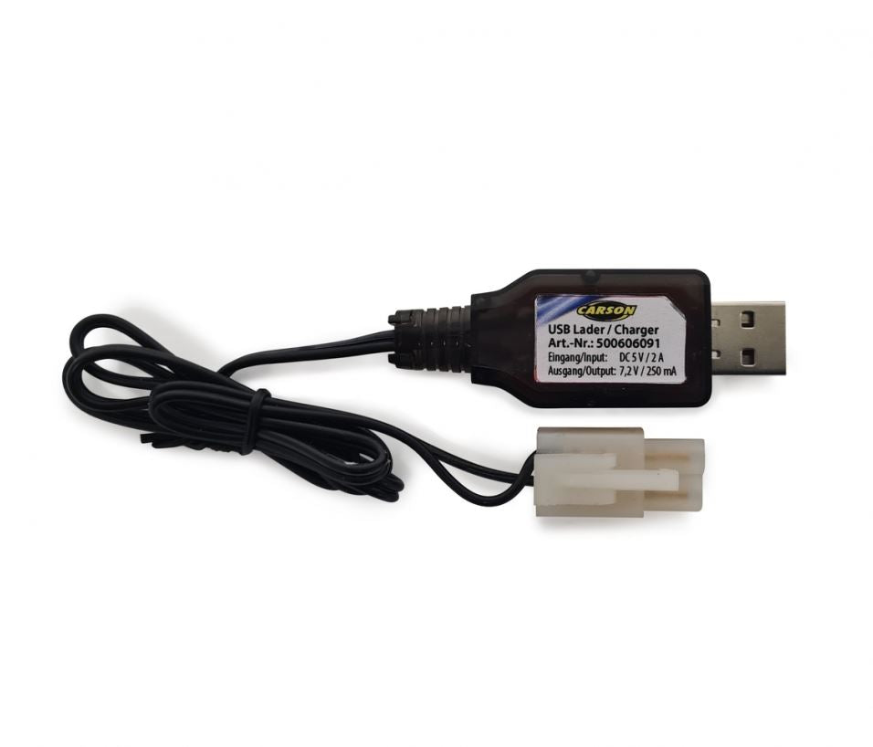 CARSON USB Charger 7,2V 250 mAH (Tamiya Plug)