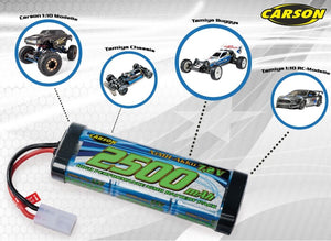 CARSON 7,2V/2500mAh NiMH Race Battery (compatible TAMIYA)