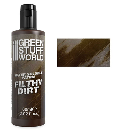 Bote de 60ml de pátina en color filthy dirt (suciedad) de Green Stuff referencia 5708