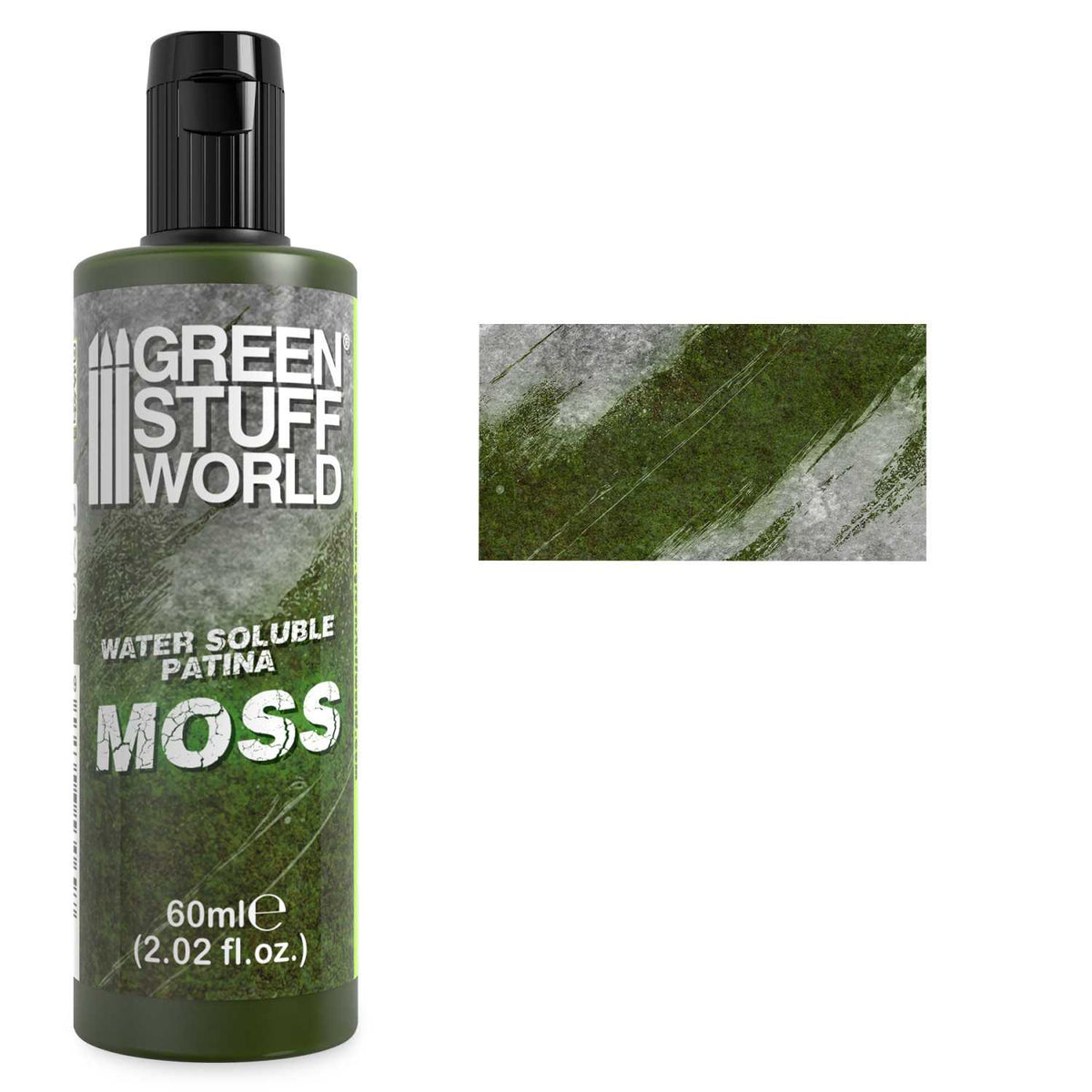 Bote de 60ml de pátina en color moss (musgo) de Green Stuff referencia 5709