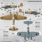 Esquema de camuflaje 1 de la maqueta del bombardero alemán He 111H-6 en escala 1:35 de Border Model referencia BF-018