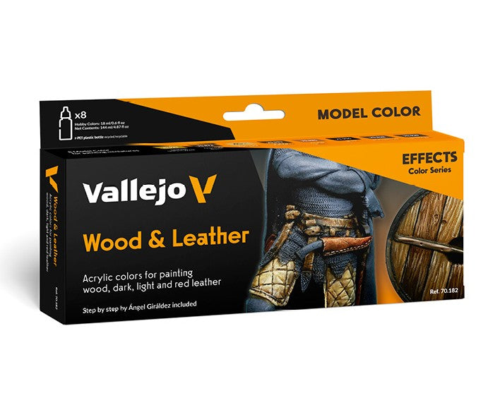 VALLEJO Model Color Set: Wood & Leather