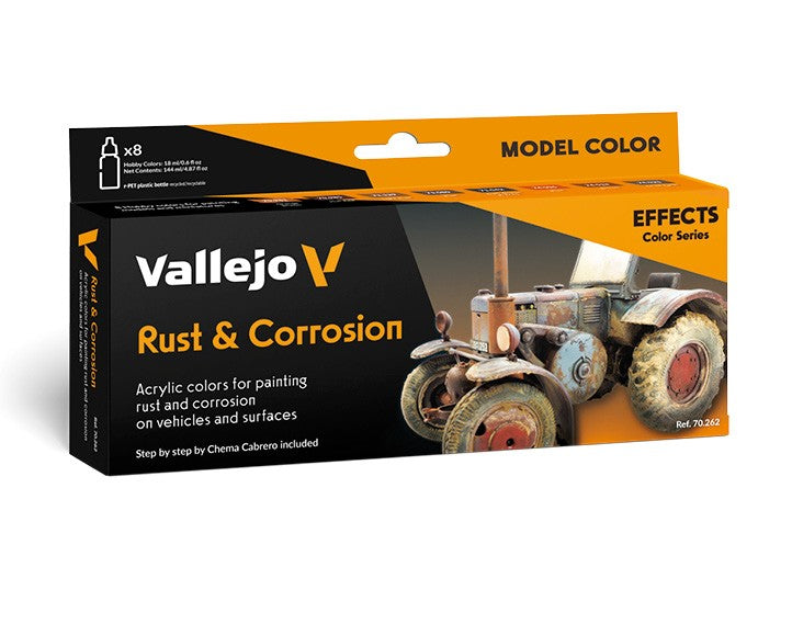 VALLEJO Model Color Set: Rust & Corrosion