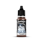 Bote de pintura de 18ml de color Marrón Caoba de Vallejo Model Color referencia 70846