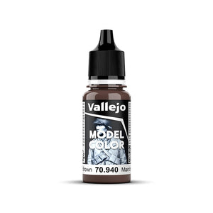 Bote de 18ml de color marrón cuero de Vallejo Model Color referencia 70940