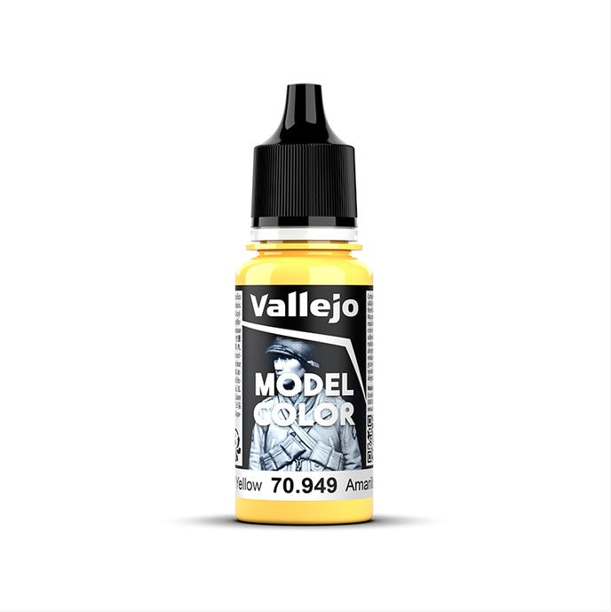 Bote de 18ml de color amarillo claro de Vallejo Model Color referencia 70949