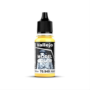Bote de 18ml de color amarillo claro de Vallejo Model Color referencia 70949