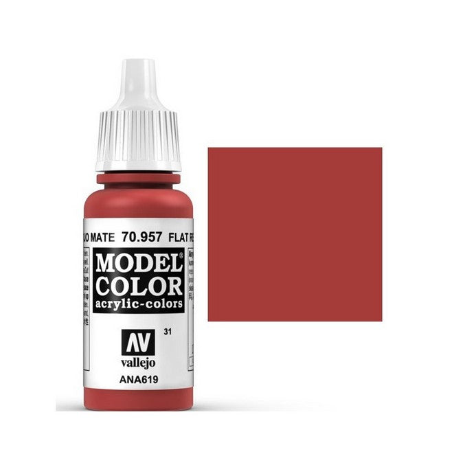 VALLEJO Model Color - 70.957 Rojo Mate