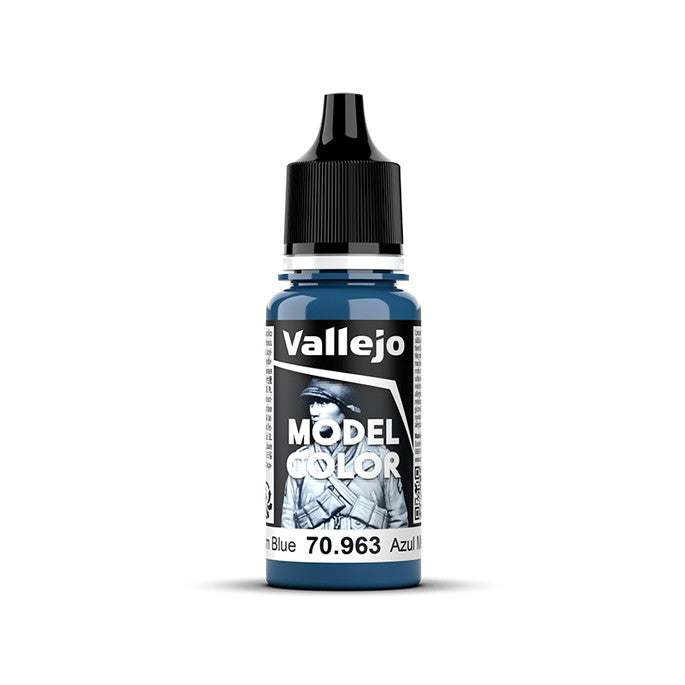Bote de 18ml de color azul medio de Vallejo Model Color referencia 70964