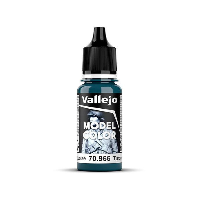 Bote de 18ml de color turquesa de Vallejo Model Color referencia 70966