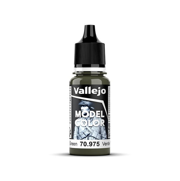 Bote de 18ml de color verde militar de Vallejo Model Color referencia 70975