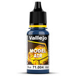 Bote de 18ml de pintura acrílica azul de Vallejo Model Air referencia 71004