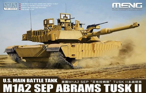 MENG (1/72) U.S Main Battle Tank M1A2 SEP ABRAMS TUSK II