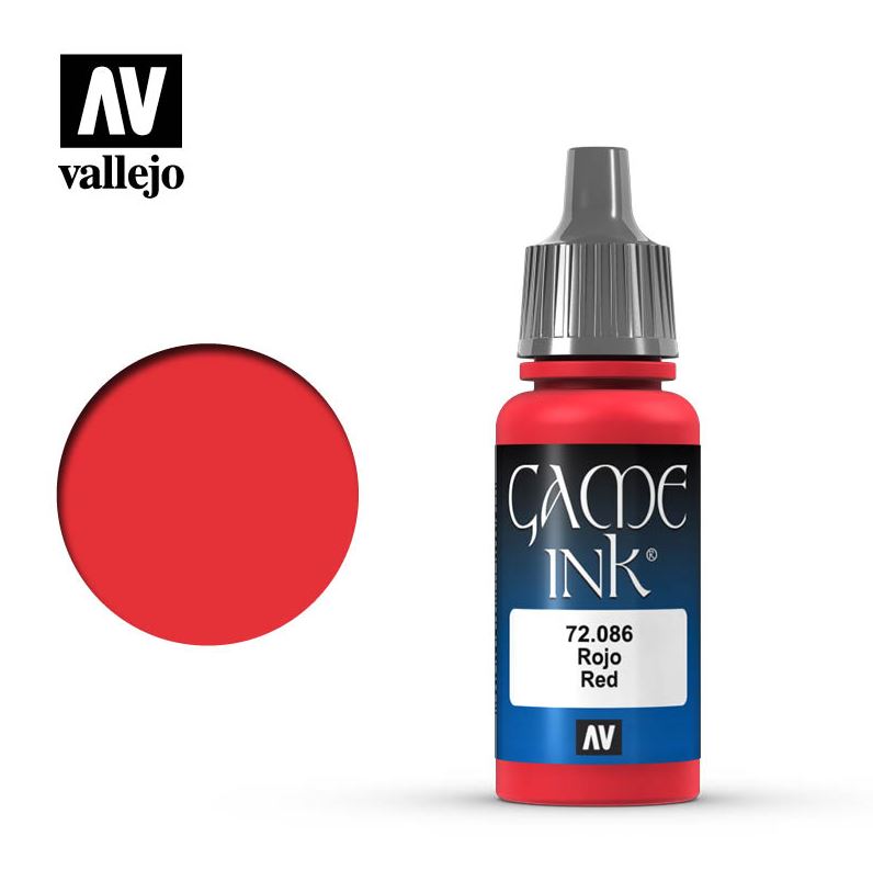 VALLEJO Game Ink - 72.086 Rojo