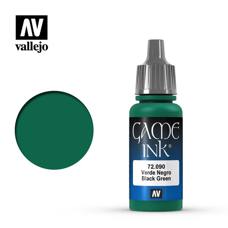 VALLEJO Game Ink - 72.090 Verde Negro