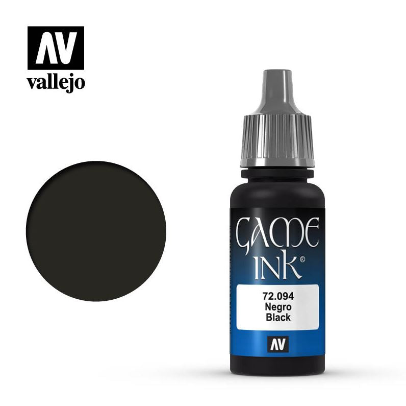 VALLEJO Game Ink - 72.094 Negro