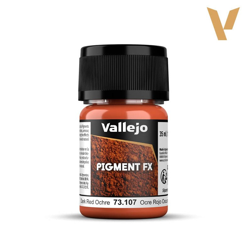 VALLEJO Pigmento Ocre Rojo Oscuro (35ml)
