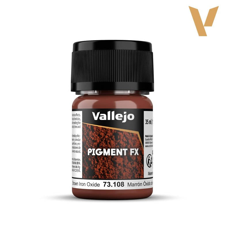 VALLEJO Pigmento Marrón Óxido de Hierro (35ml)