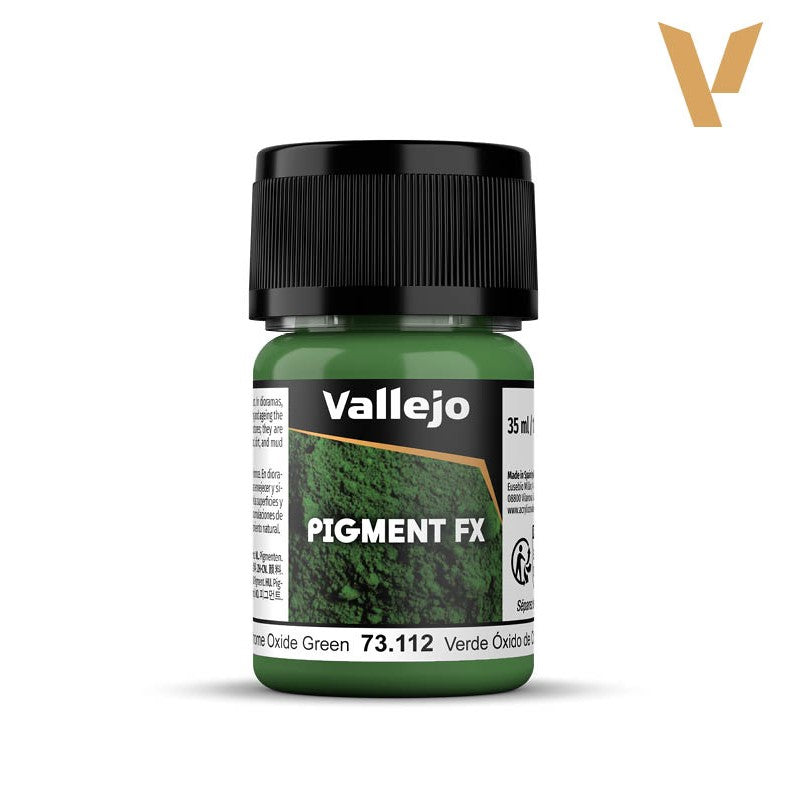 VALLEJO Pigmento Verde Óxido de Cromo (35ml)