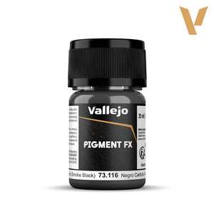 VALLEJO Pigmento Negro Carbón - Humo (35ml)