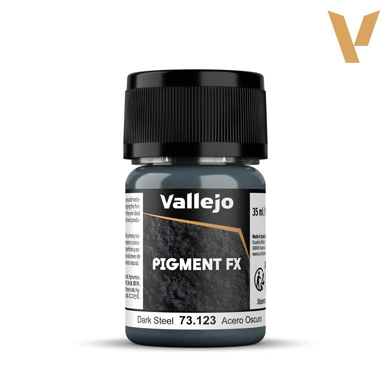 VALLEJO Pigmento Acero Oscuro (35ml)