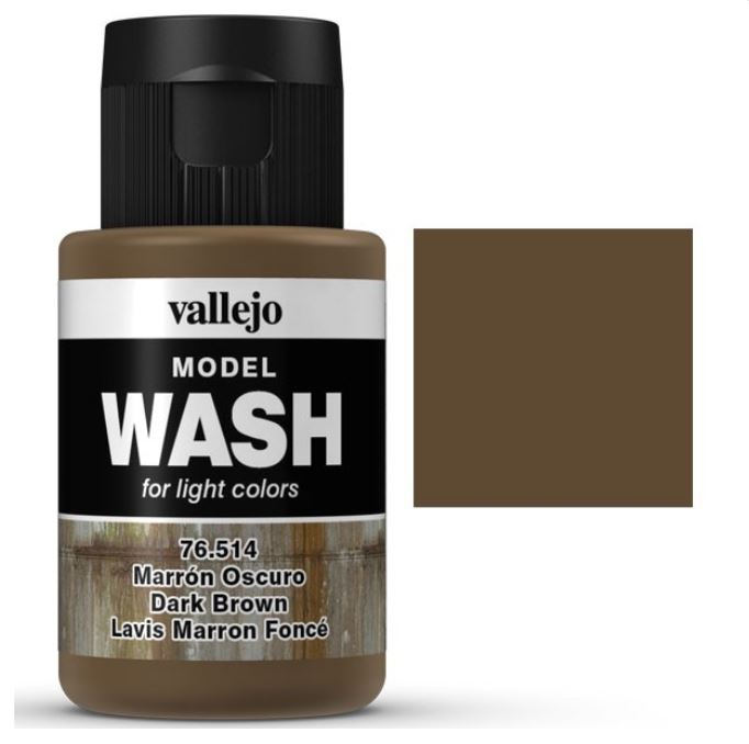 VALLEJO Model Wash - Marrón Oscuro