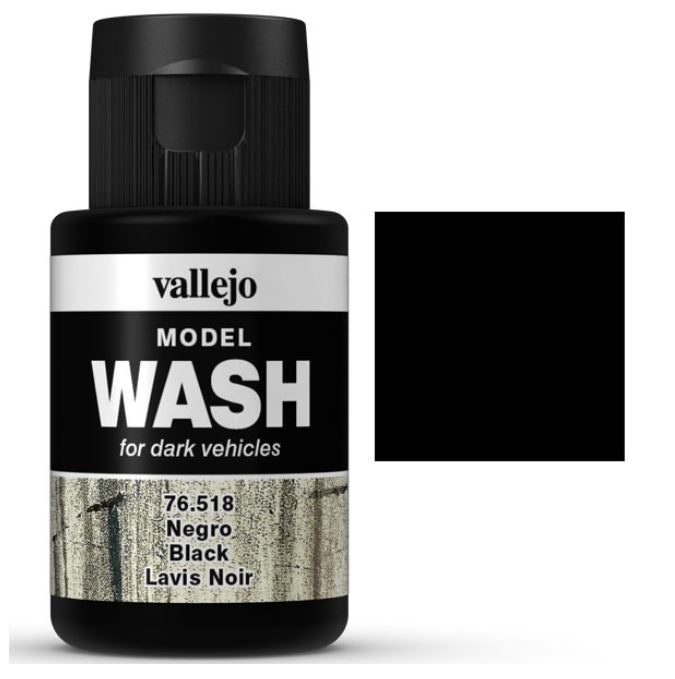 VALLEJO Model Wash - Negro